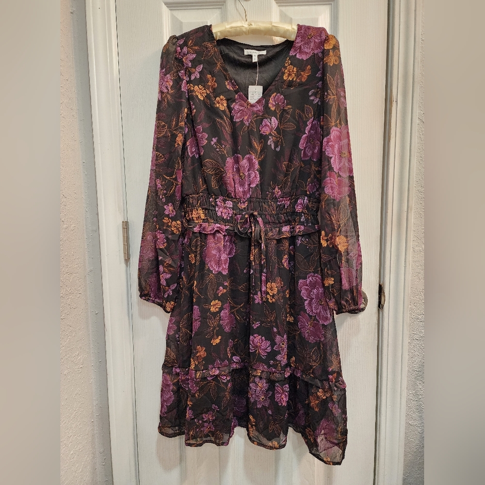 Maurices Floral Smocked Dress NWT